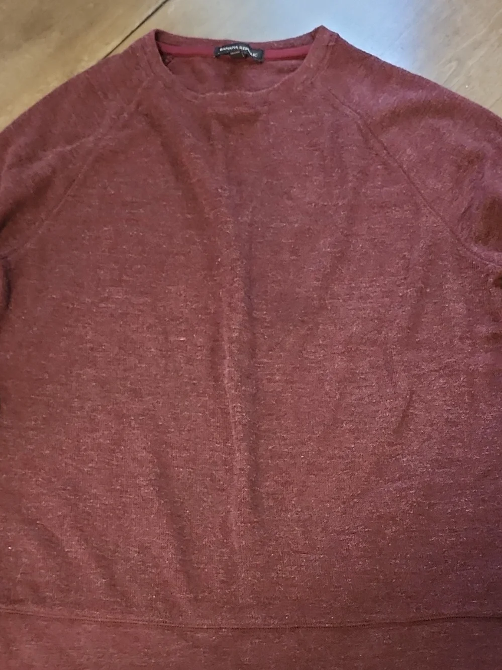 Banana Republic Men's Crewneck Sweater - Maroon
